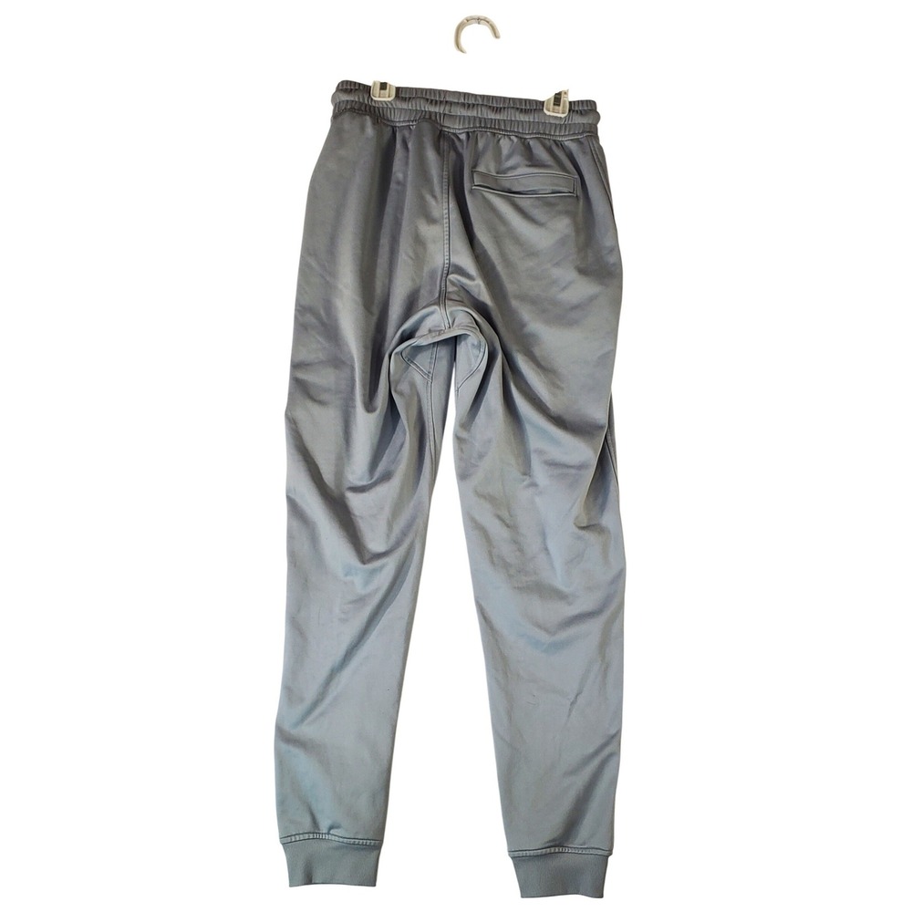 Under Armour Mens Gray Loose Fit Joggers Fleece Sweatpants Small Zipper Pockets - Picture 5 of 8